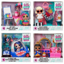 L.O.L. Surprise HOS Furniture Playset with Doll S2 Asst in PDQ1